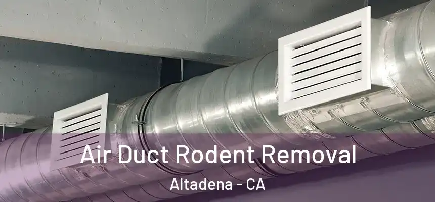 Air Duct Rodent Removal Altadena - CA