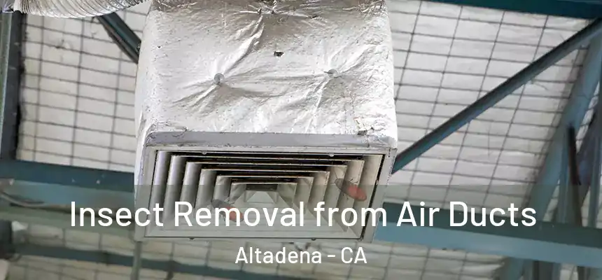 Insect Removal from Air Ducts Altadena - CA